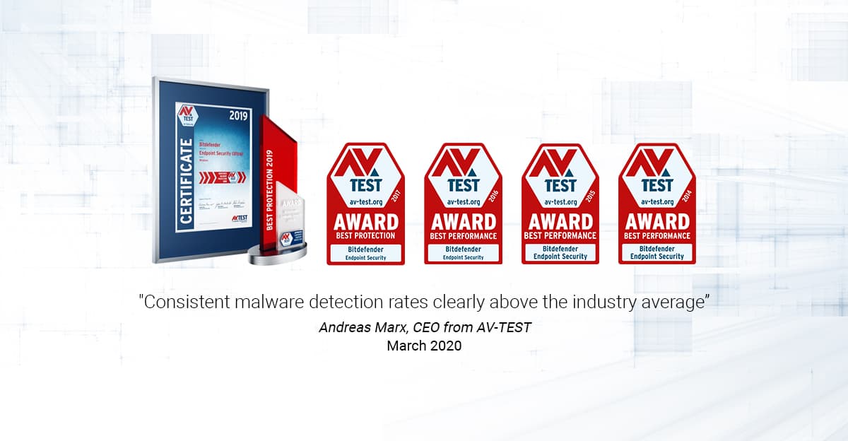 Bitdefender, Ranked #1 In AV-Test Results Halfway Into 2020